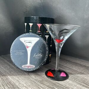 Lolita Love My Martini “Flirtini” Martini Glass